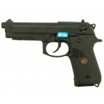 Страйкбольный пистолет WE Beretta M92F CO2, черный, Weaver, WE-M008-M9A1-CO2